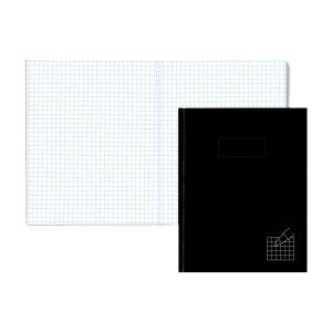 Quad Ruled Hard Cover 7x9 Notebook